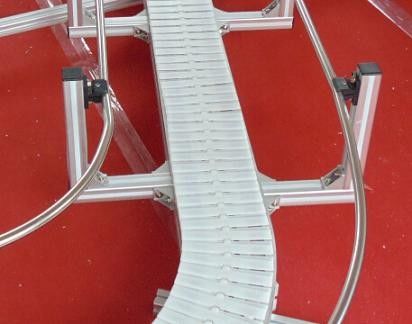 LF175A Flexible modular conveyor chains plastic flex chains width L175mm for aluminium modular flexible systems